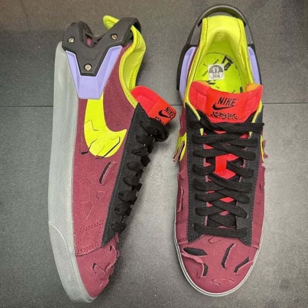 Nike x Acronym Blazer Low 'Night Maroon' Sneakers